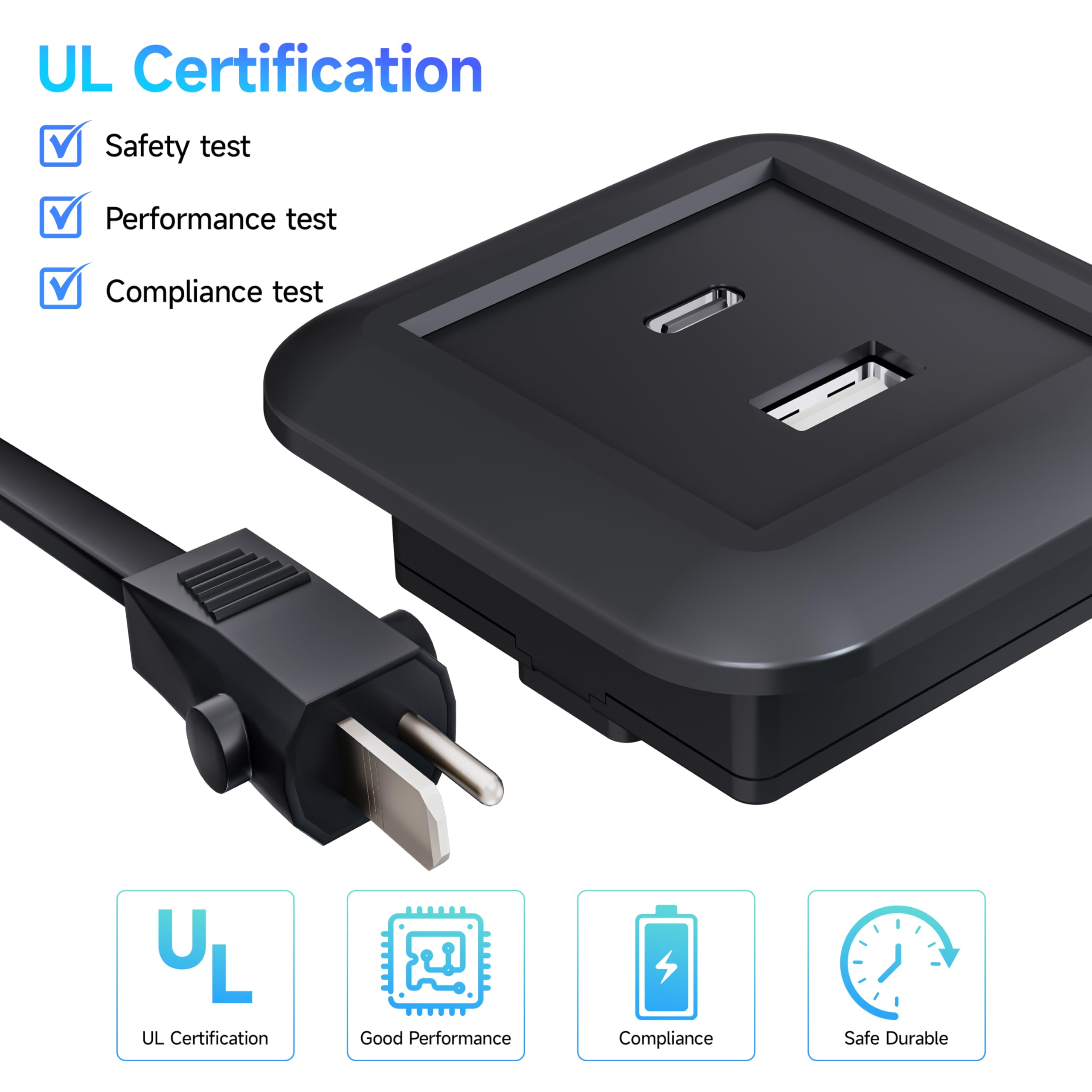 Amazon.com: Okin Powered USB Hub Socket Recessed 2 Pin USB Power